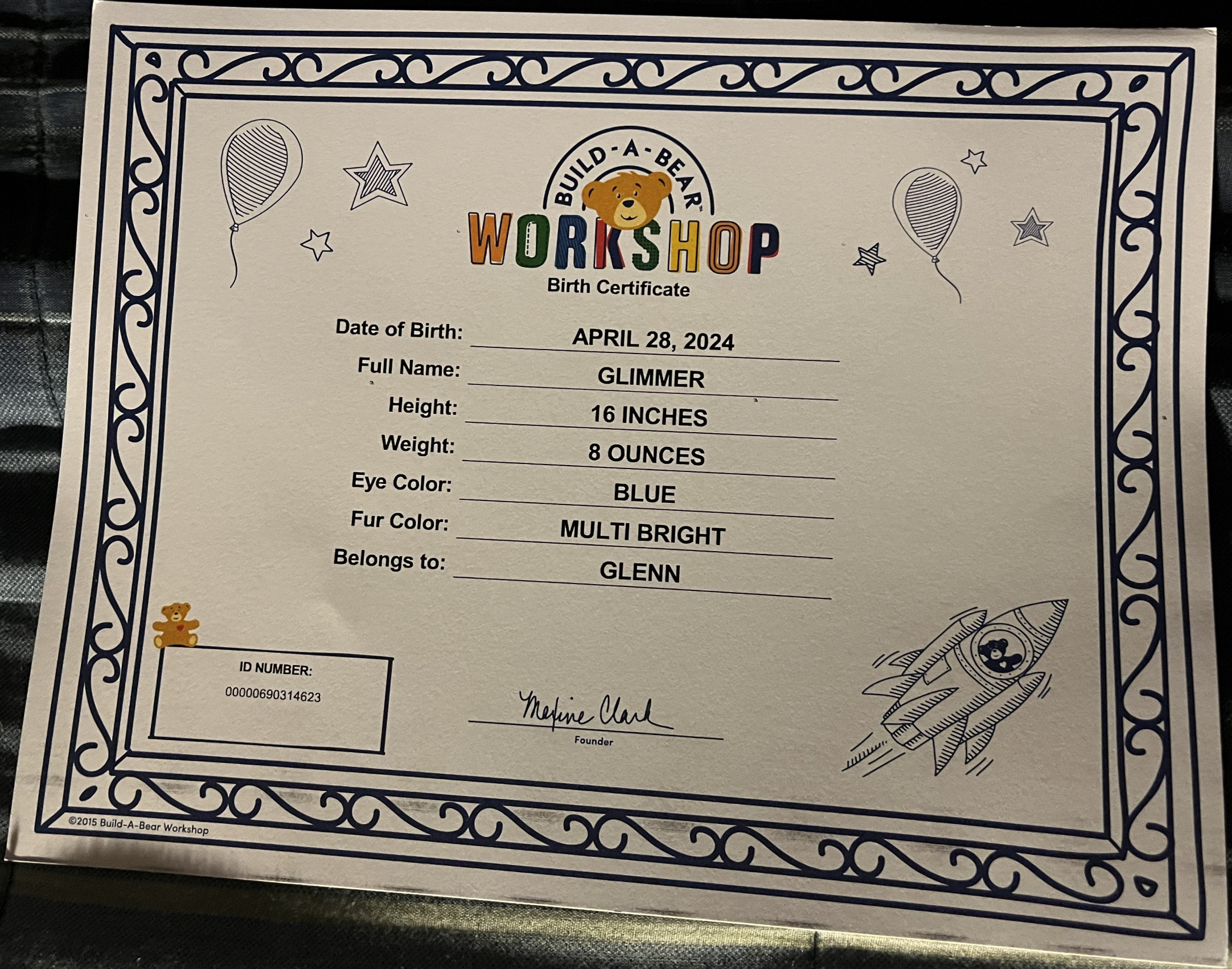 Build a bear birth certificate discount