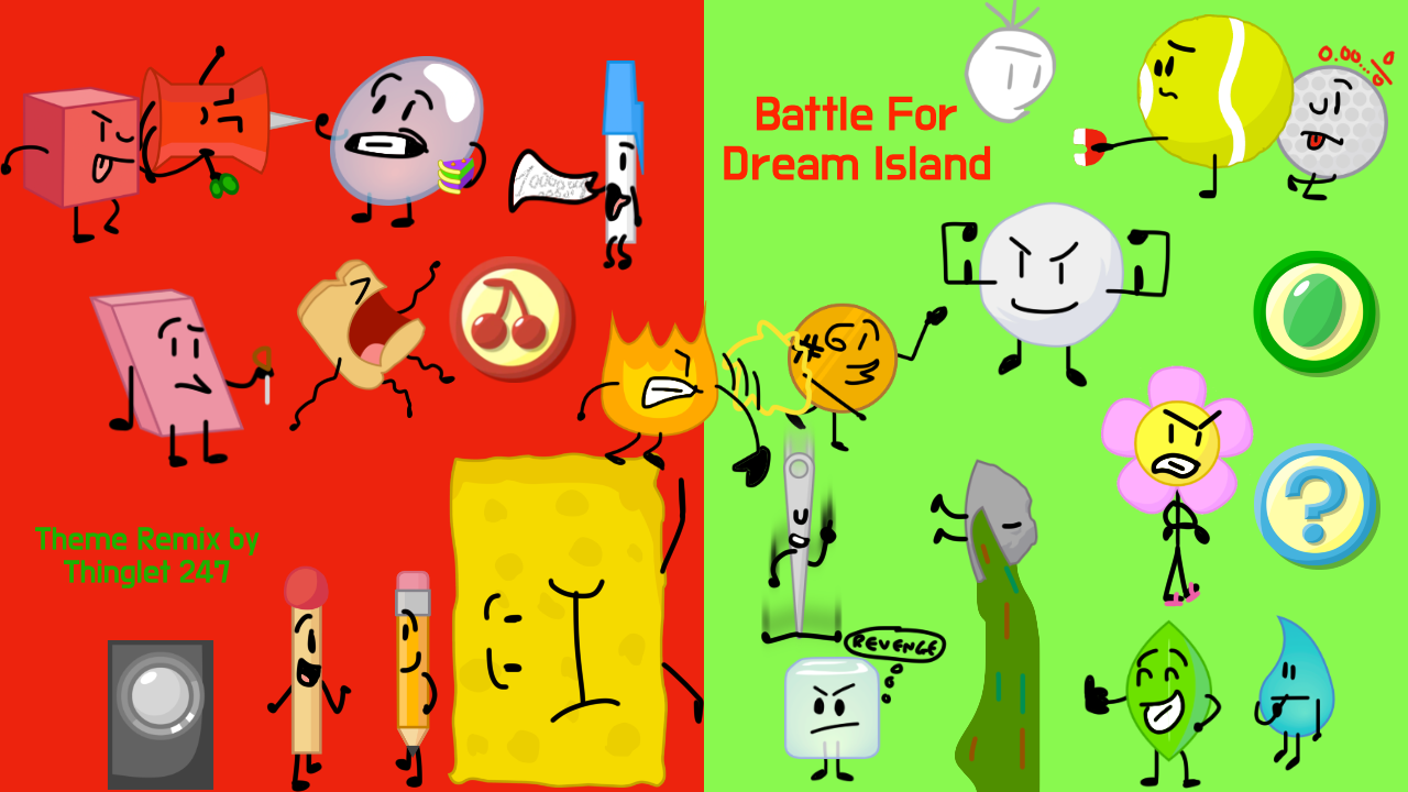 BFDI Character Creator [Battle for dream island] remix remix - Remixes