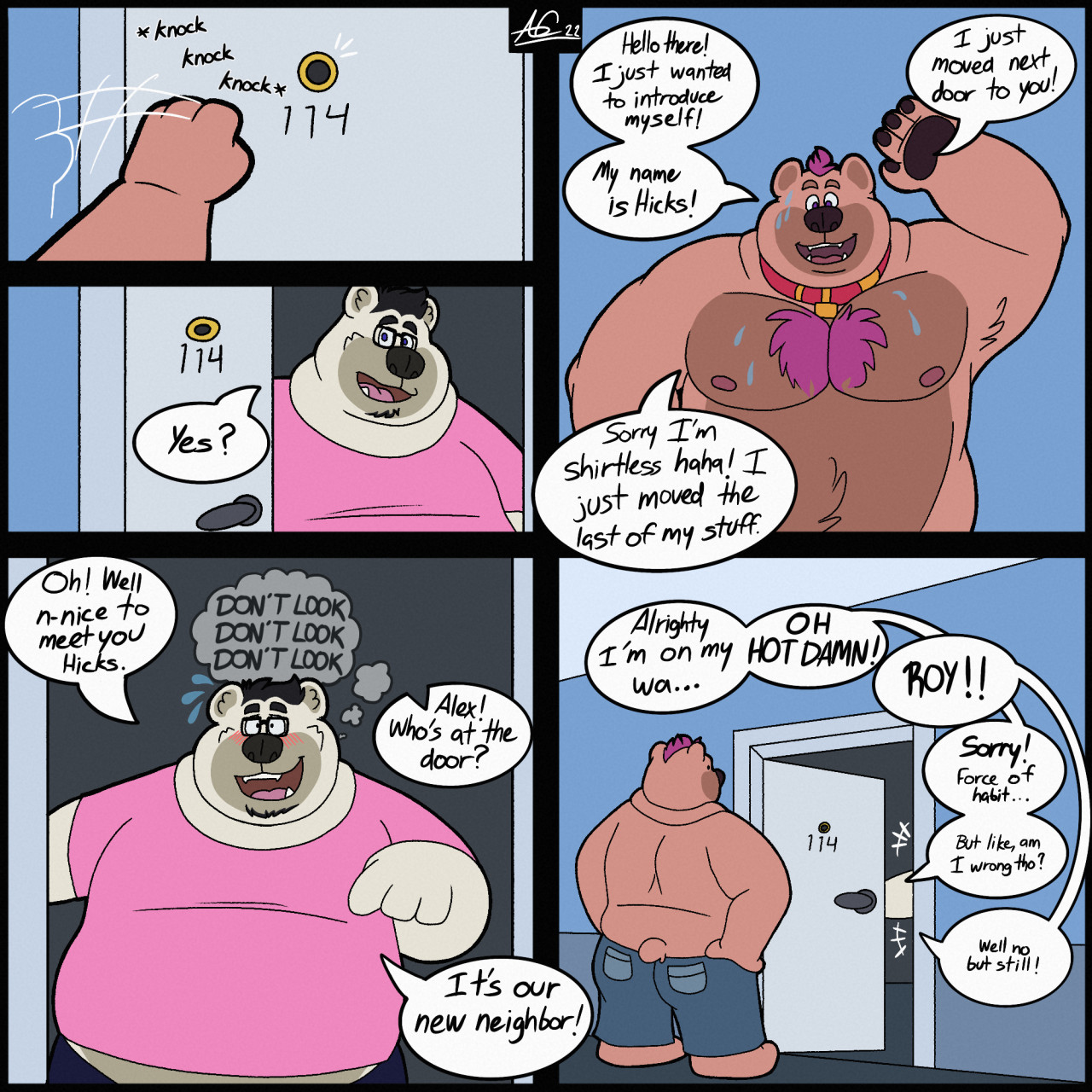 Chubby gay comic