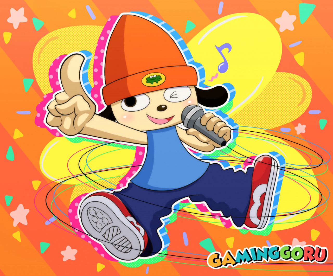 PaRappa the Rapper : . by TheGamingGoru -- Fur Affinity [dot] net