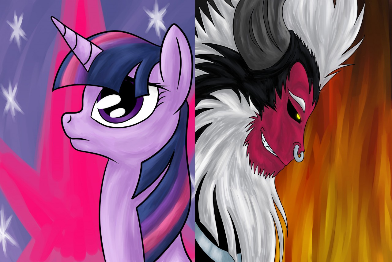 Adversaries V - Twilight Sparkle and Tirek by TheGr8MC -- Fur Affinity  [dot] net