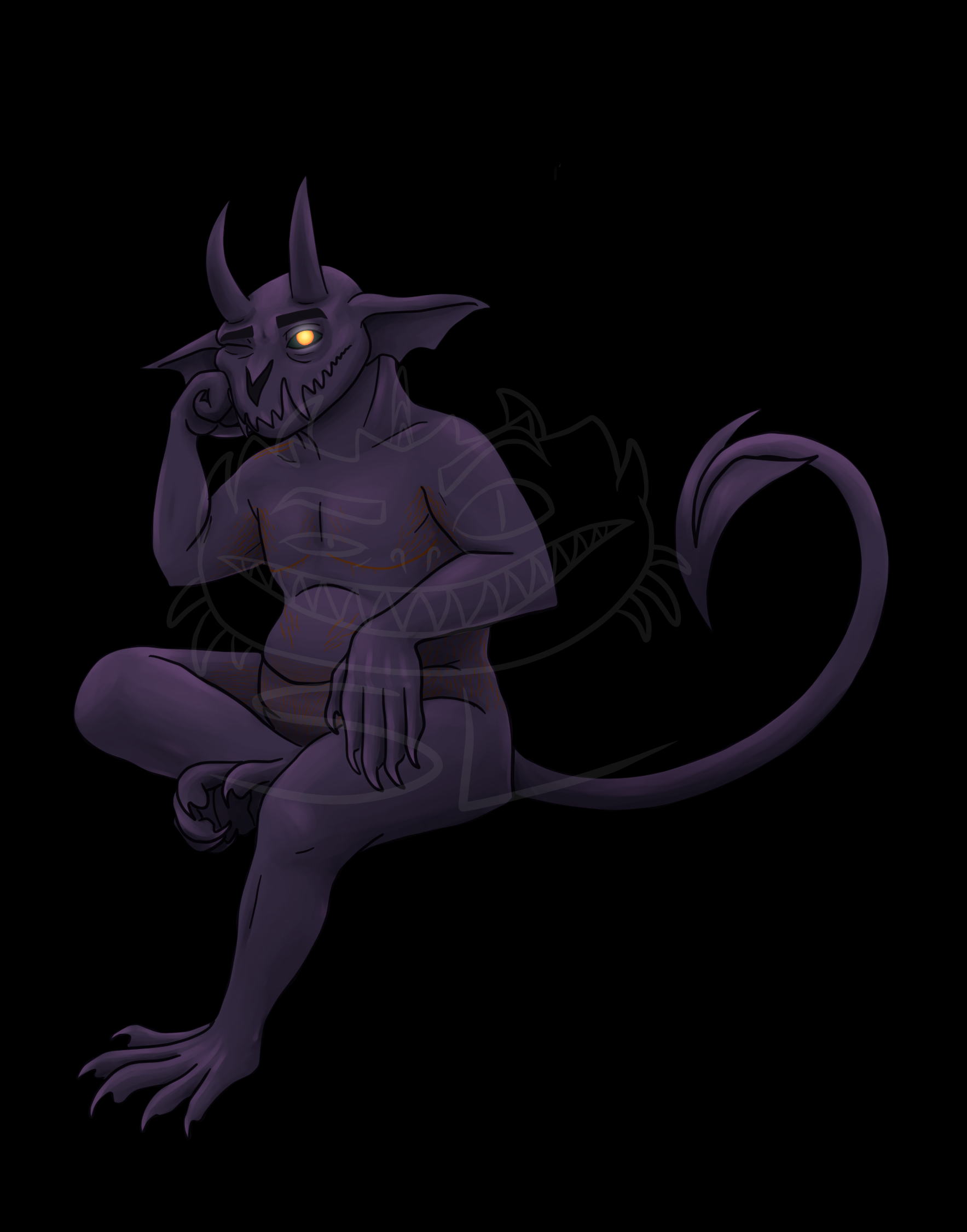 shadow demon dragon