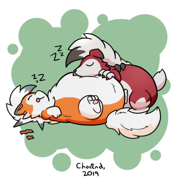 Chibi Lycanroc Pair By Theguynooneremembers -- Fur Affinity [dot] Net