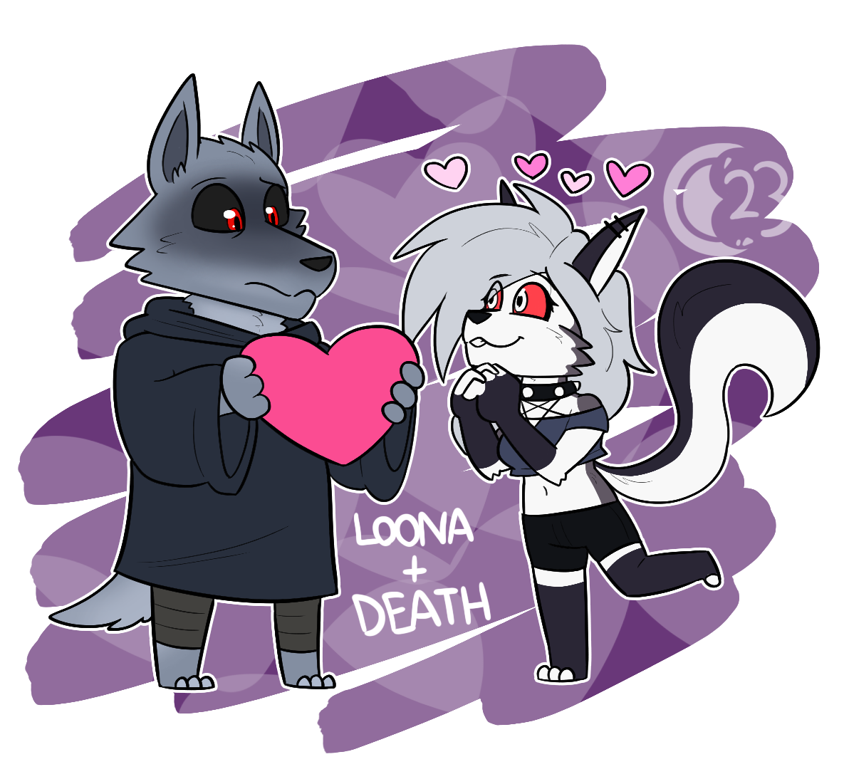 Valentine's Day - Loona and Death by TheGuyNoOneRemembers -- Fur ...