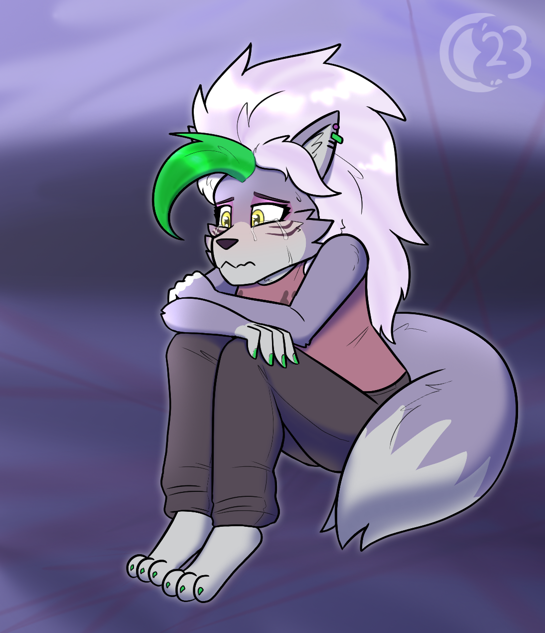 Roxy Crying by TheGuyNoOneRemembers -- Fur Affinity [dot] net