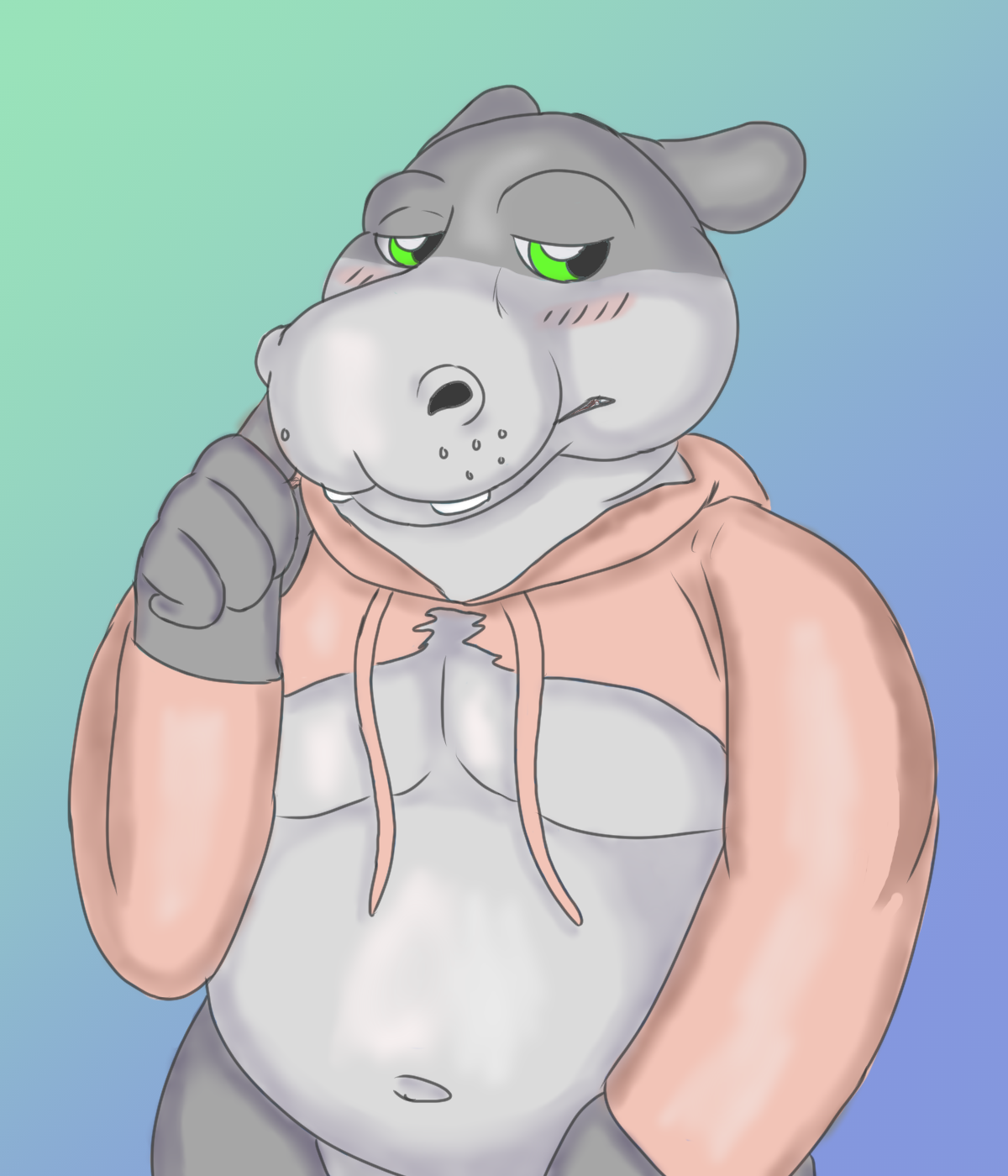 Fat Guy in a Little Sweater by The_Hambone -- Fur Affinity [dot] net