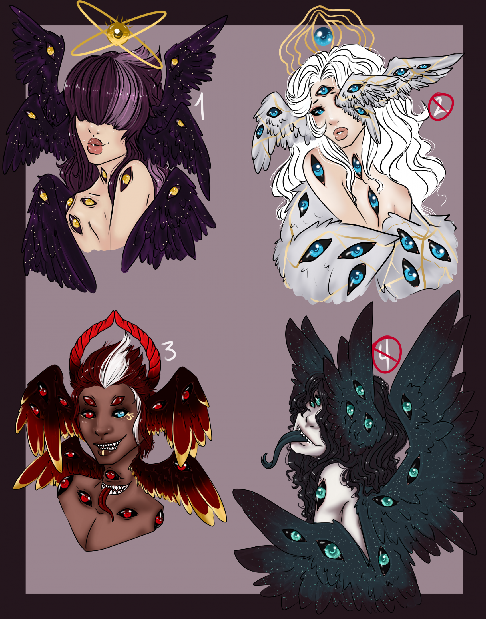 Biblically Accurate Angel Bust Adopts (CLOSED) by TheHome -- Fur Affinity  [dot] net