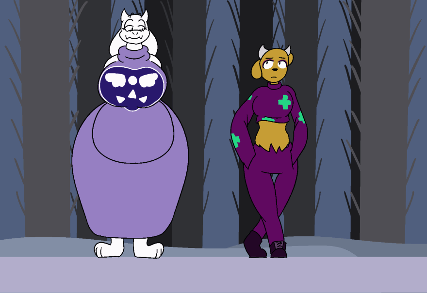 Toriel and the Faun by The_Hookaloof -- Fur Affinity dot net
