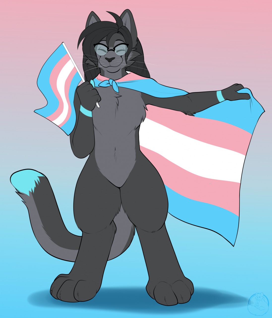 Transgender Icon - Polite Cat by FruiityPieQ on DeviantArt