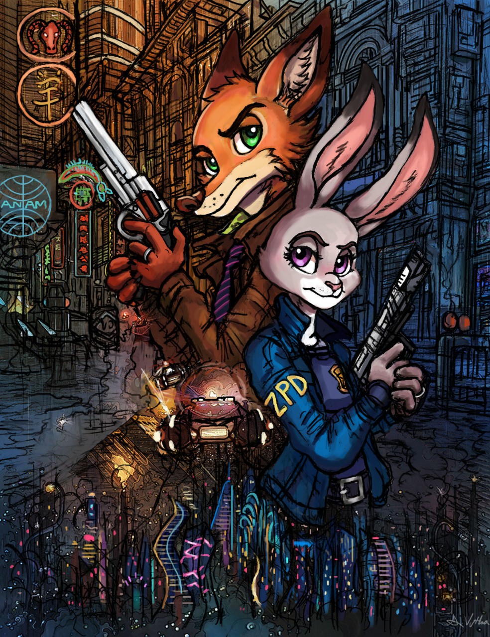 Zootopia 2049 by TheLivingShadow -- Fur Affinity [dot] net