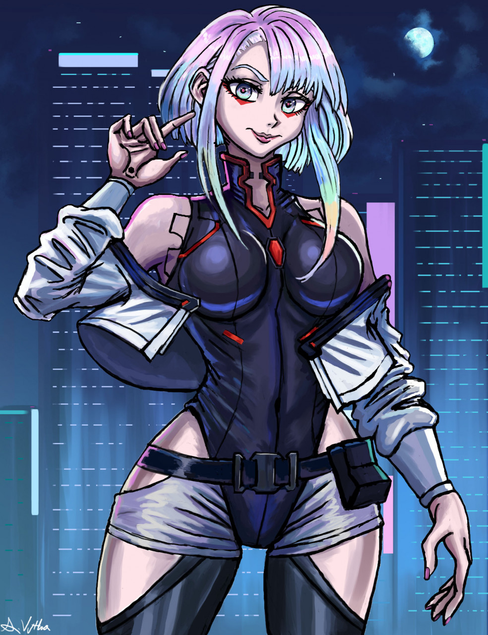 Alright, I just finished watching Edgerunners and Rebecca ended up being my  favorite character. The Japanese VA did an amazing job with her. :  r/cyberpunkgame