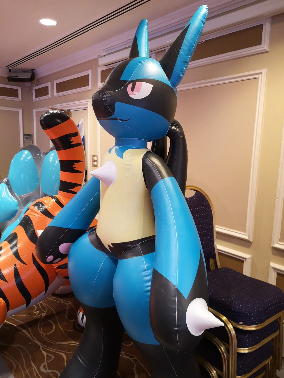 Inflatable Lucario by TheLupineOne Fur Affinity dot net