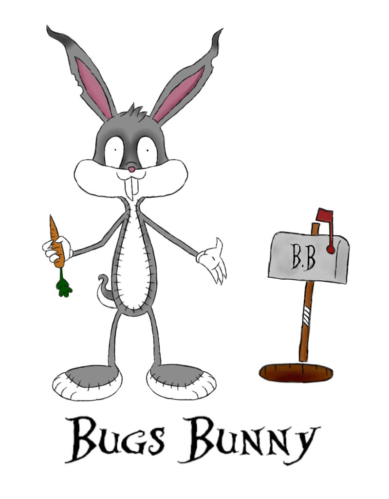 Bugs Bunny in Tim Burton s style by TheMaskedChin Fur Affinity