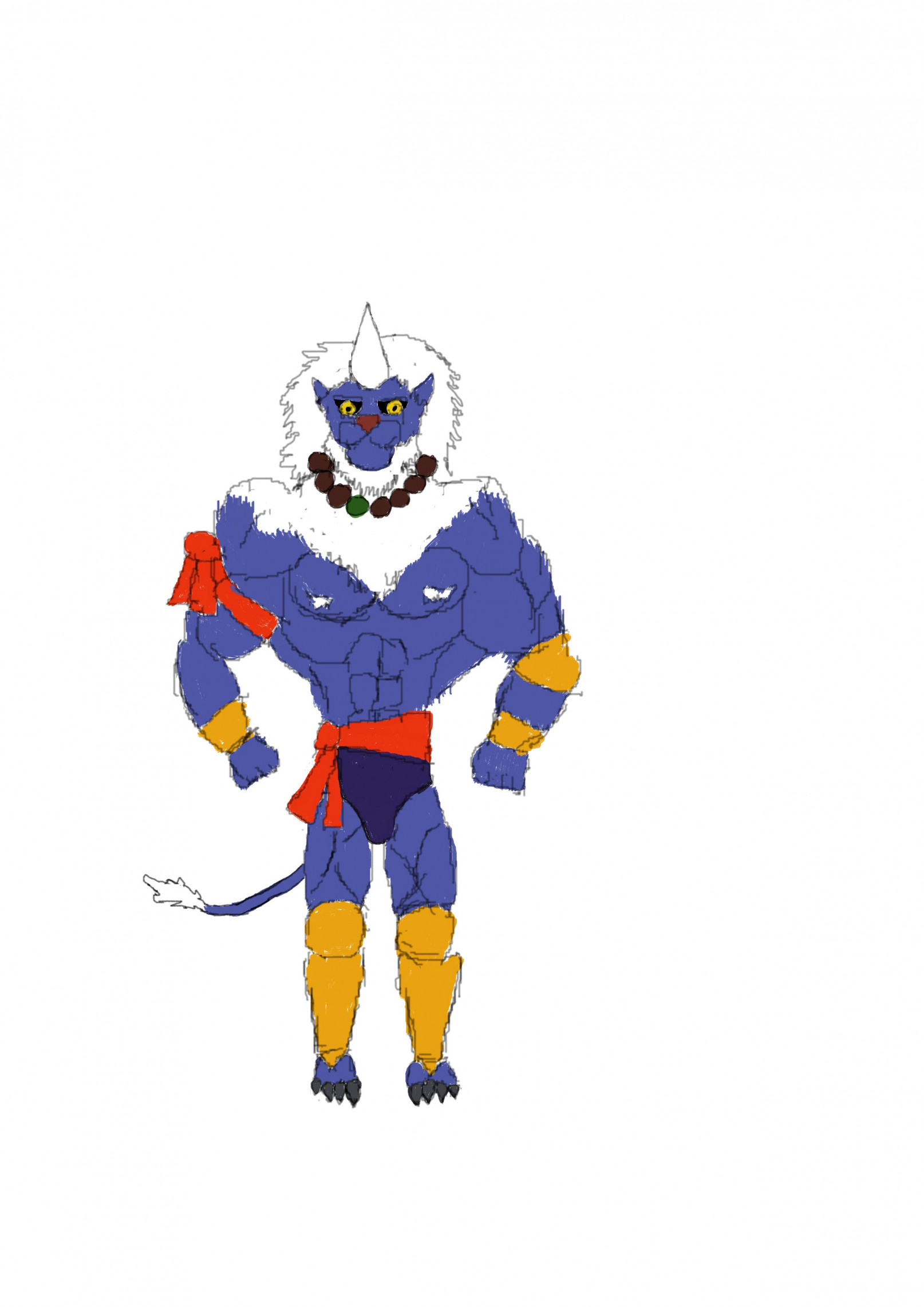 FFd20 Character Sketch: Bashuk Ronso by TheMaskedLion -- Fur Affinity [dot]  net