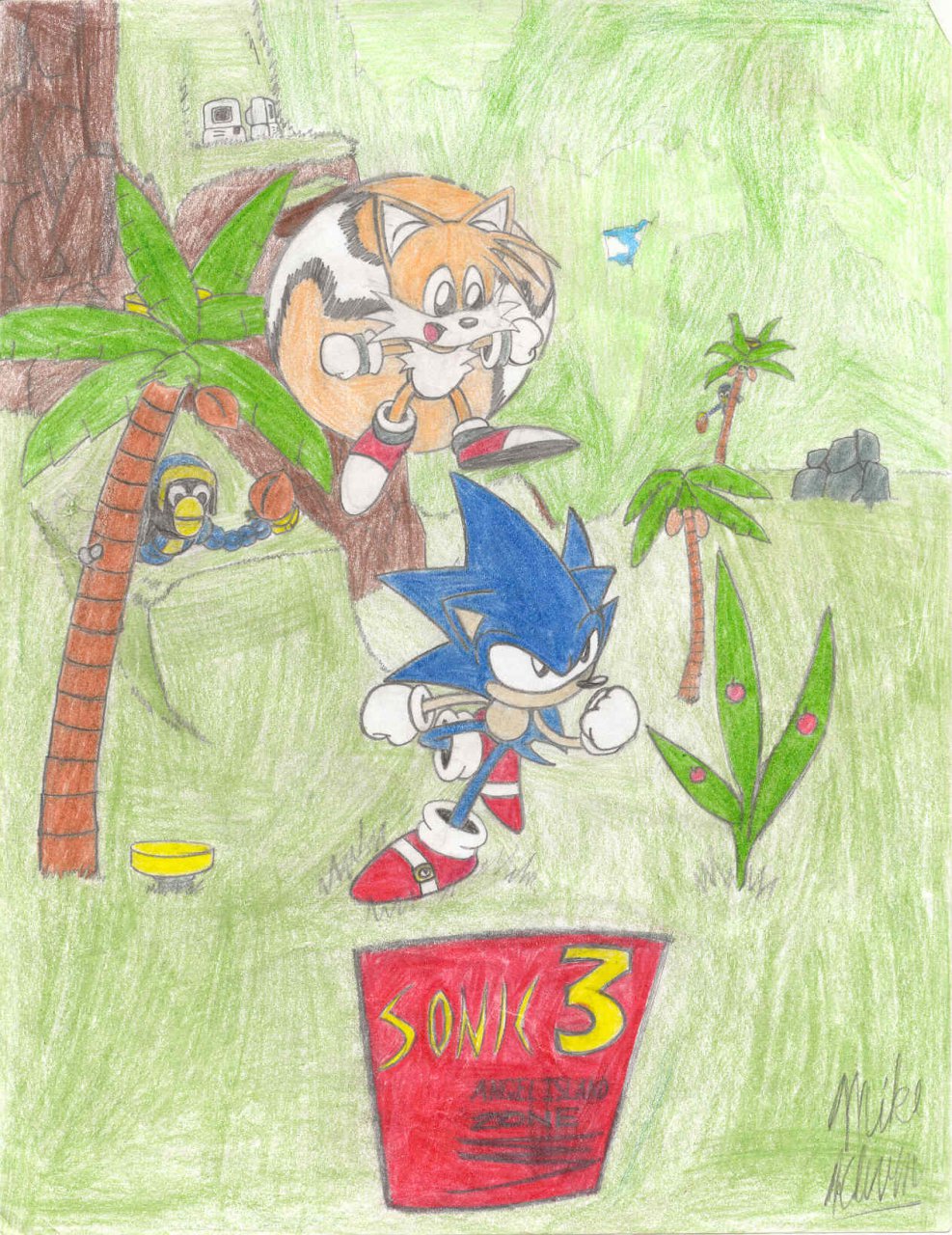 Qual é o melhor poster do sonic 3??