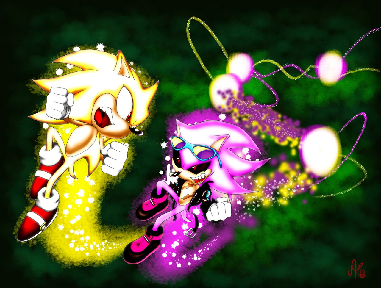 super sonic vs super scourge