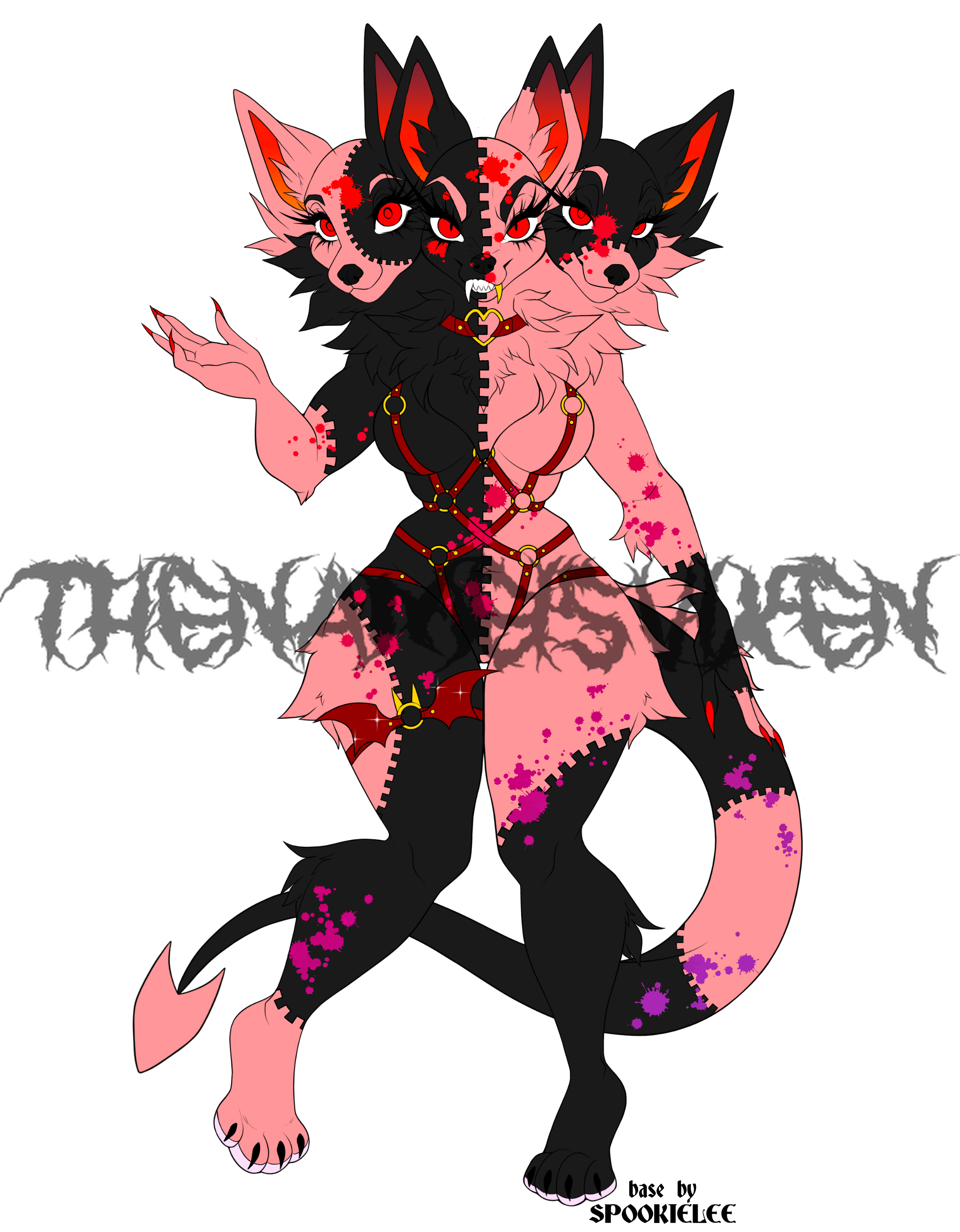 Adopt Me Anthro Cerberus (read desc) by RainbowEevee-DA on DeviantArt