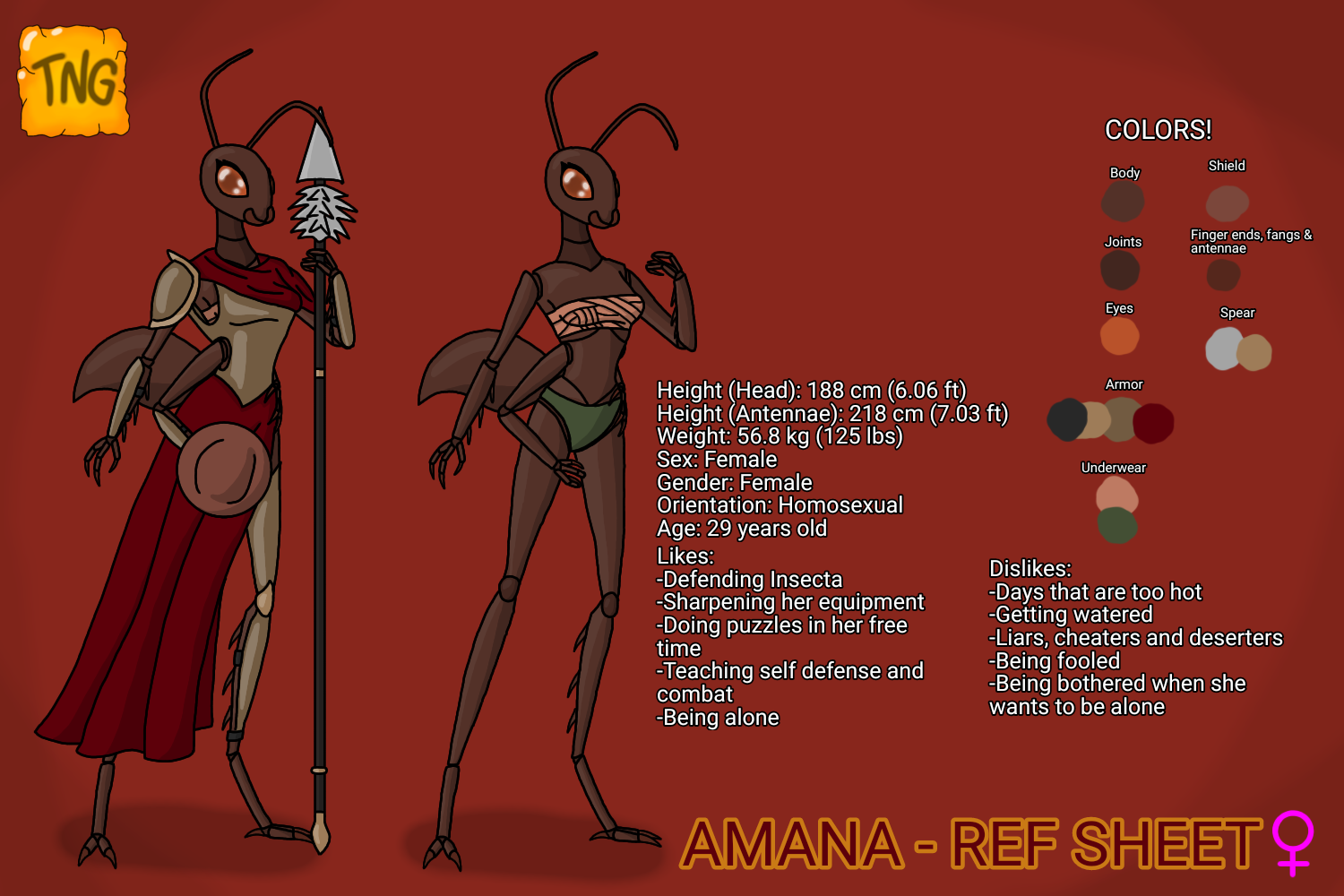 Amana - Reference Sheet by TheNamelessGuy -- Fur Affinity [dot] net