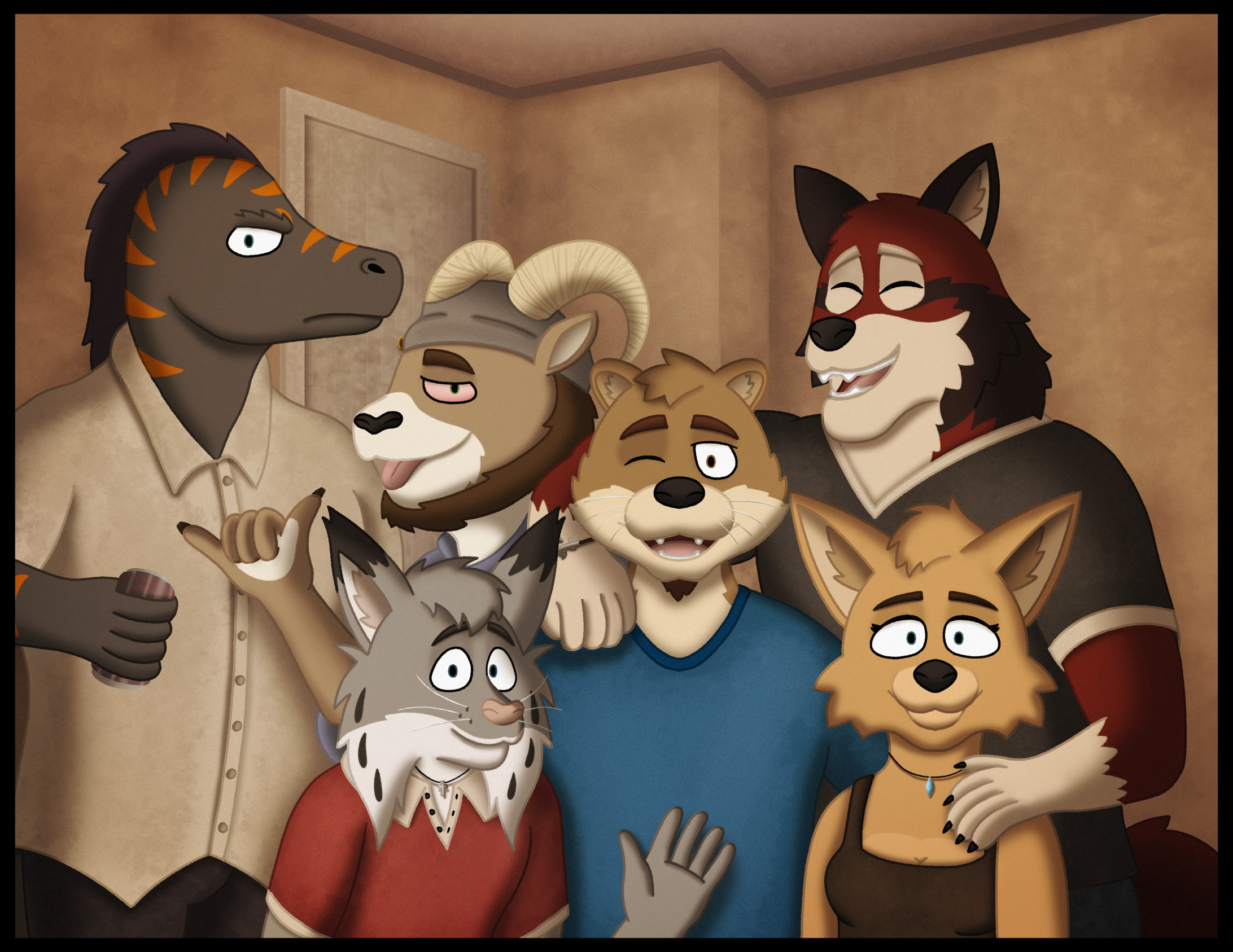 Echo Group Photo CG Redraw by Theothebluefox -- Fur Affinity [dot] net