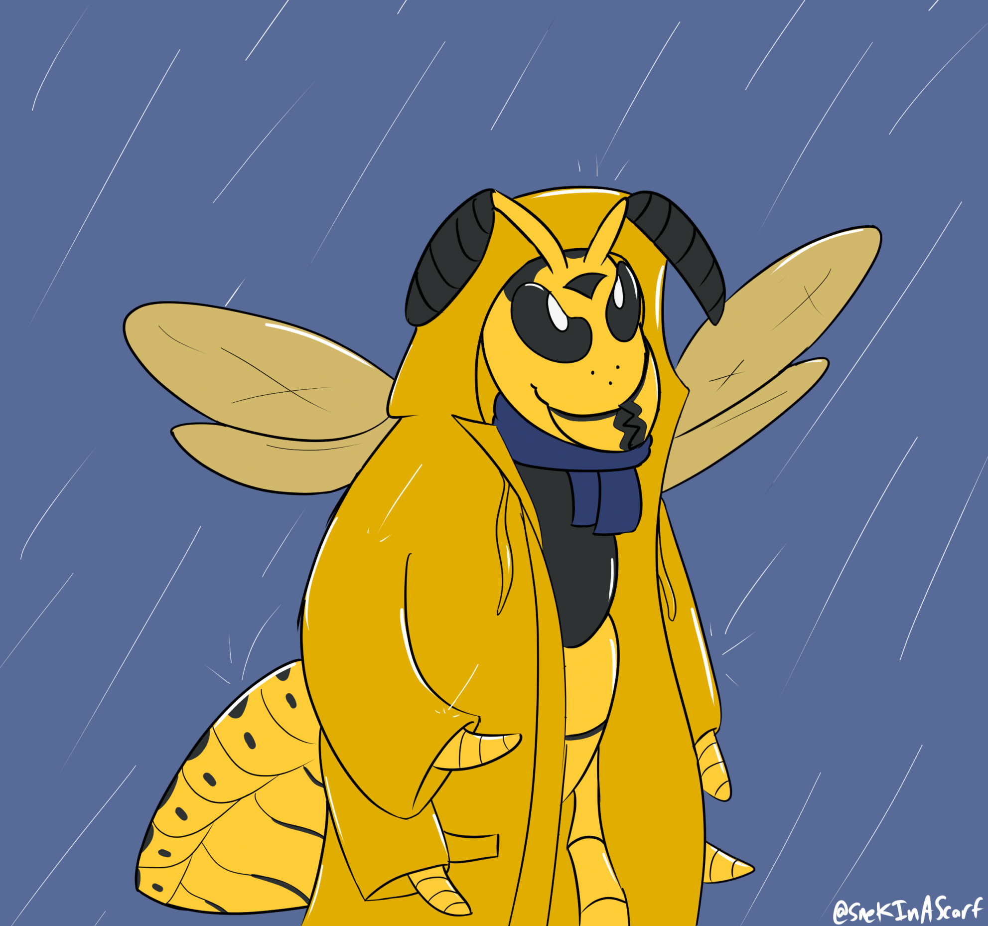 Furry 2025 yellow jacket