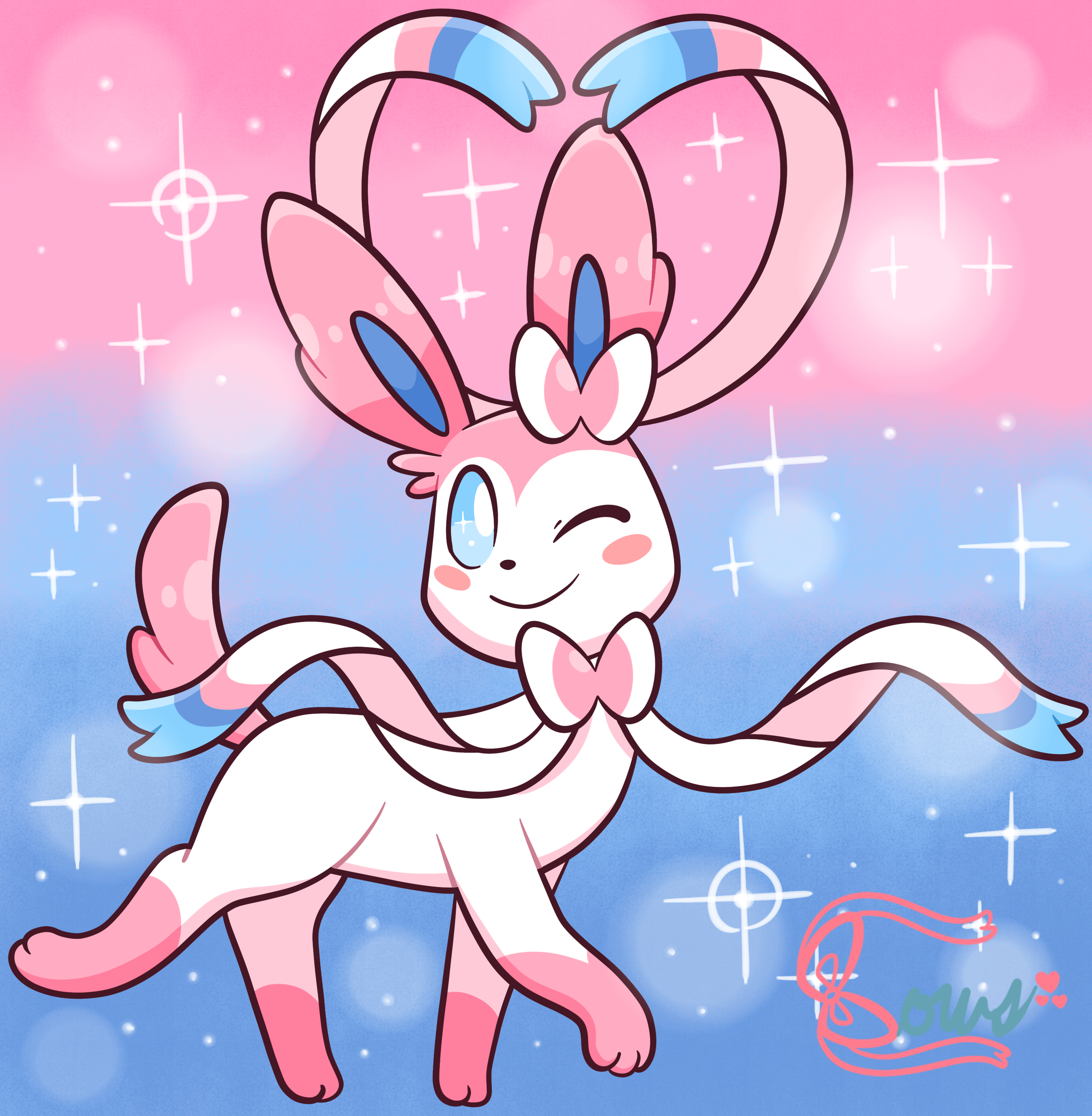 2915 x 2980. sylveon. 