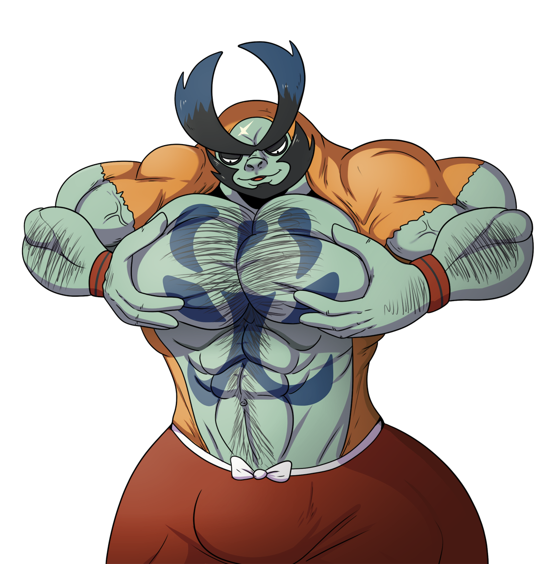 Buff Darumacho by the_purple_wolf_guy -- Fur Affinity [dot] net