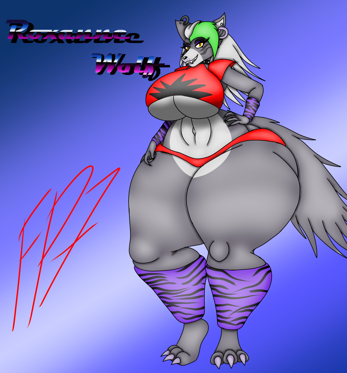 Roxanne Wolf by therealfalconpawnch7 -- Fur Affinity [dot] net