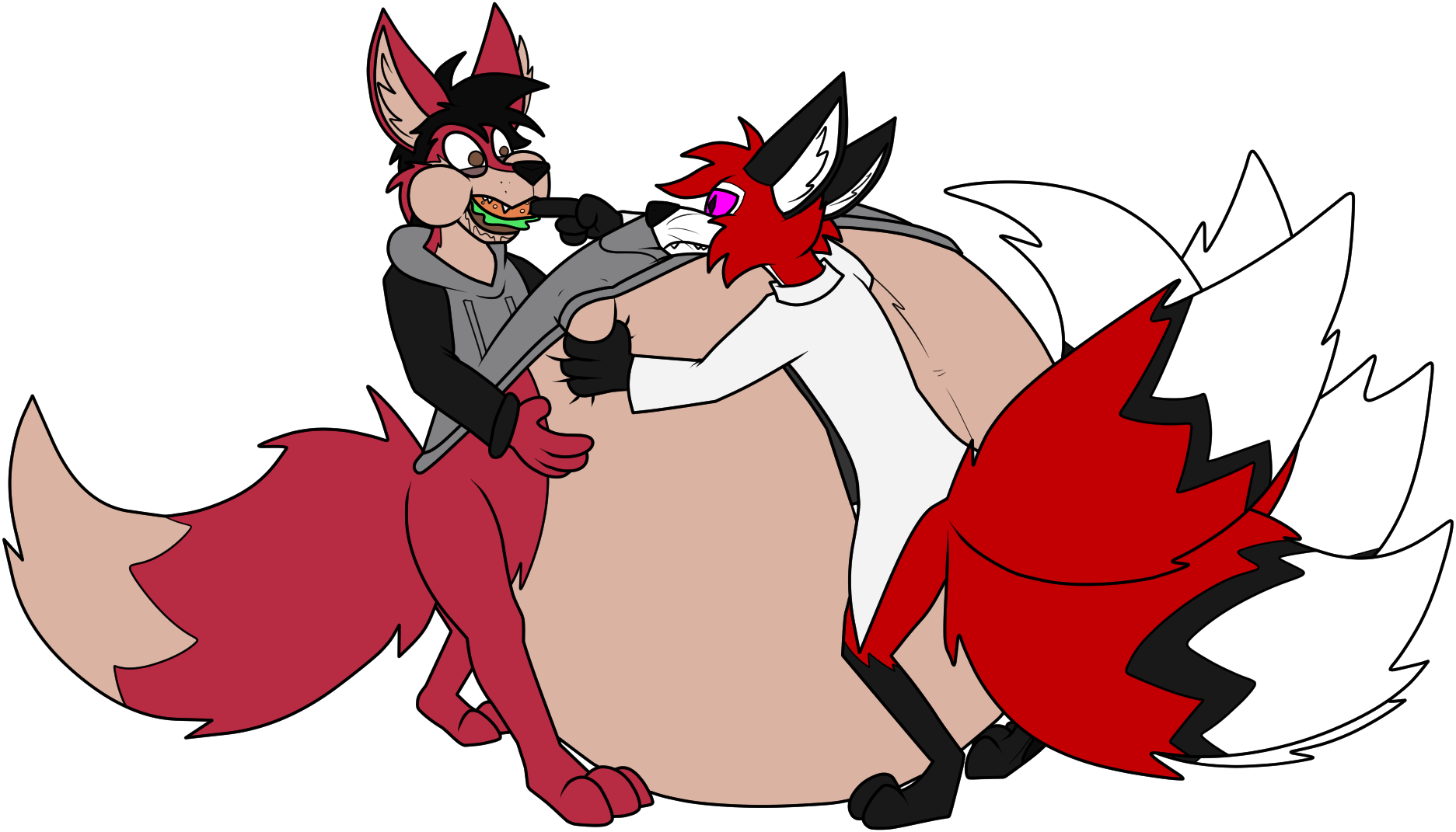 Over Feeding Moto Moto by TheFoxPrince11 -- Fur Affinity [dot] net