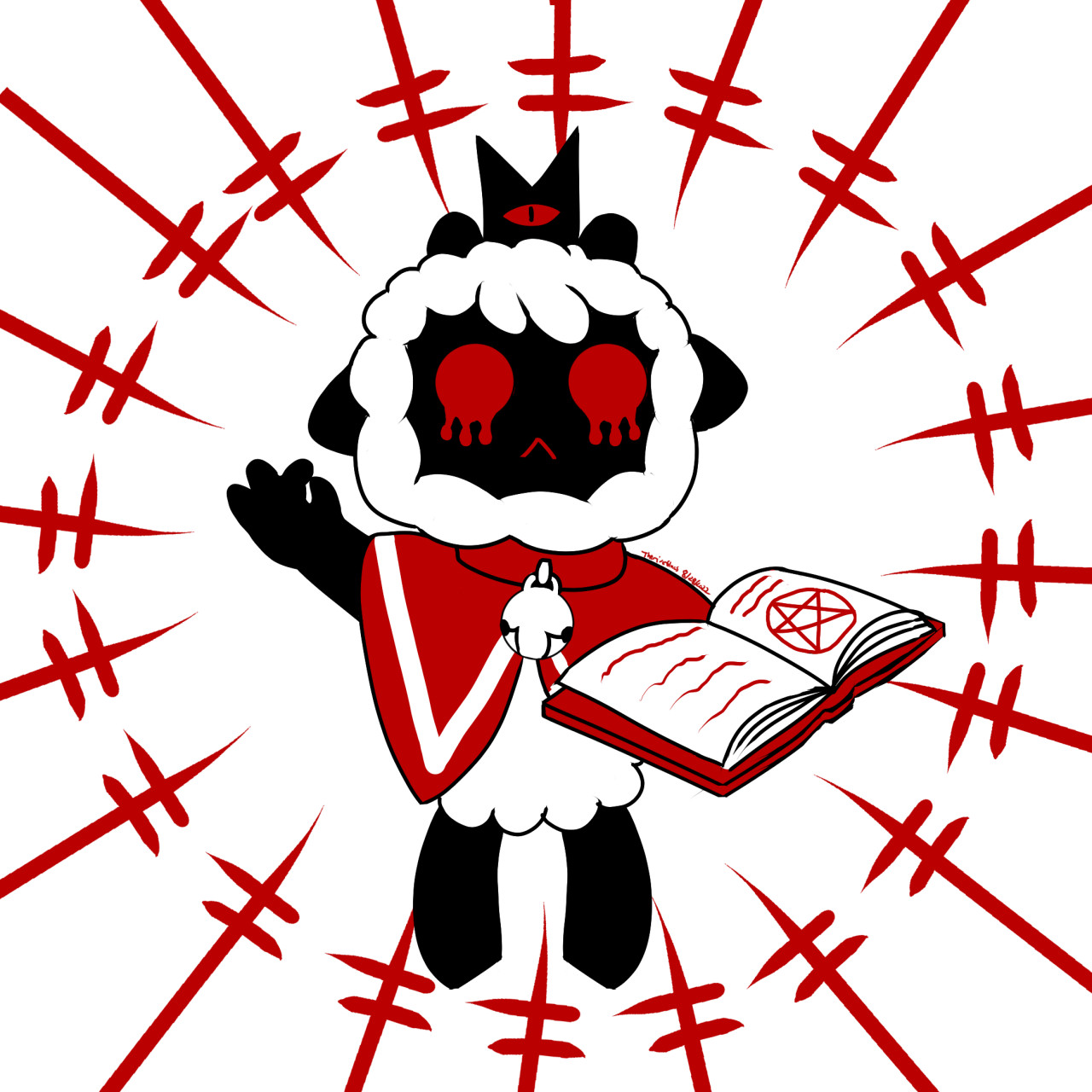 Cult of the Lamb 1 by twitch_the_dragon -- Fur Affinity [dot] net