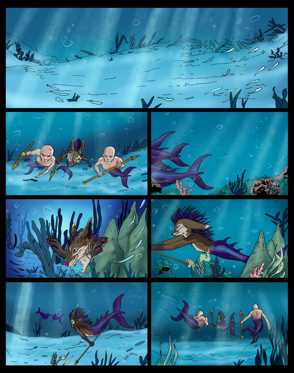 Underwater Comic by TheShyCat -- Fur Affinity [dot] net