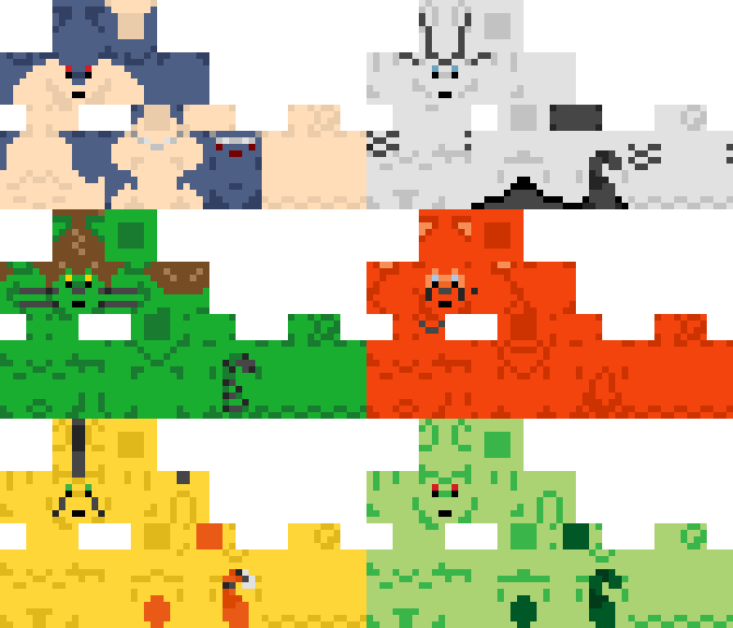 Pokémon Minecraft Skins