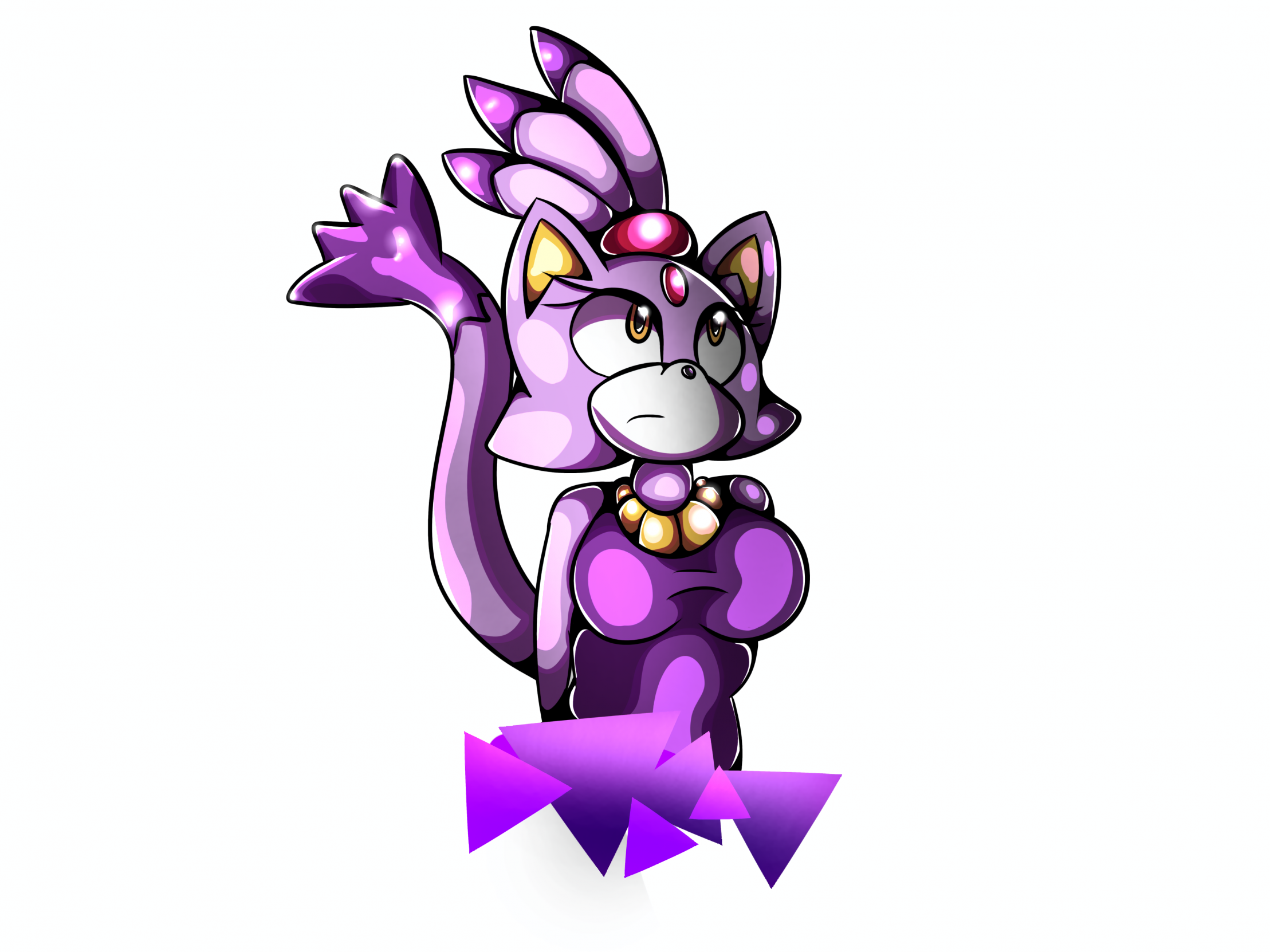 Blaze The Cat by The_Somnolent_Dragon -- Fur Affinity [dot] net