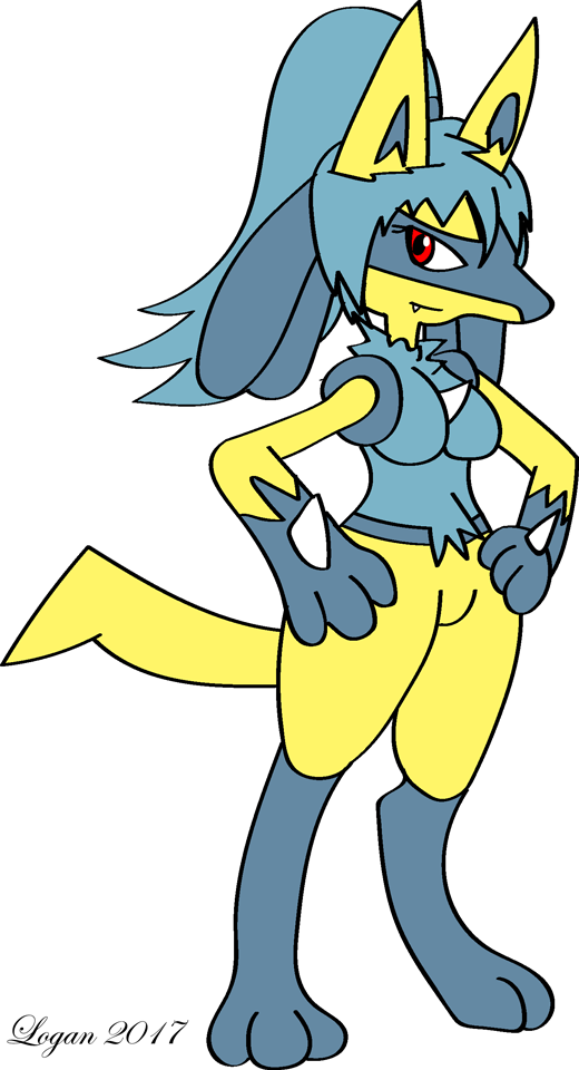 Leria Sonas - Cameron the Shiny Lucario by TheSuitKeeper89 -- Fur