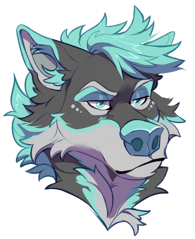 Rime Headshot by TheVeganWerewolf -- Fur Affinity [dot] net