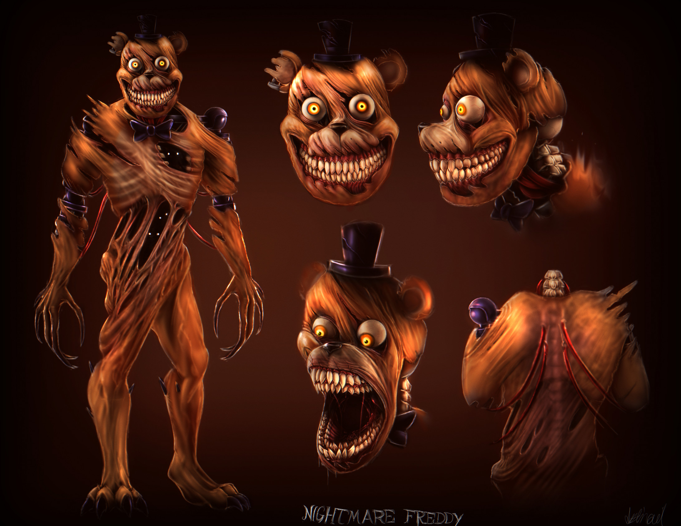 Nightmare Freddy Concept by thewebsurfer97 -- Fur Affinity dot net.