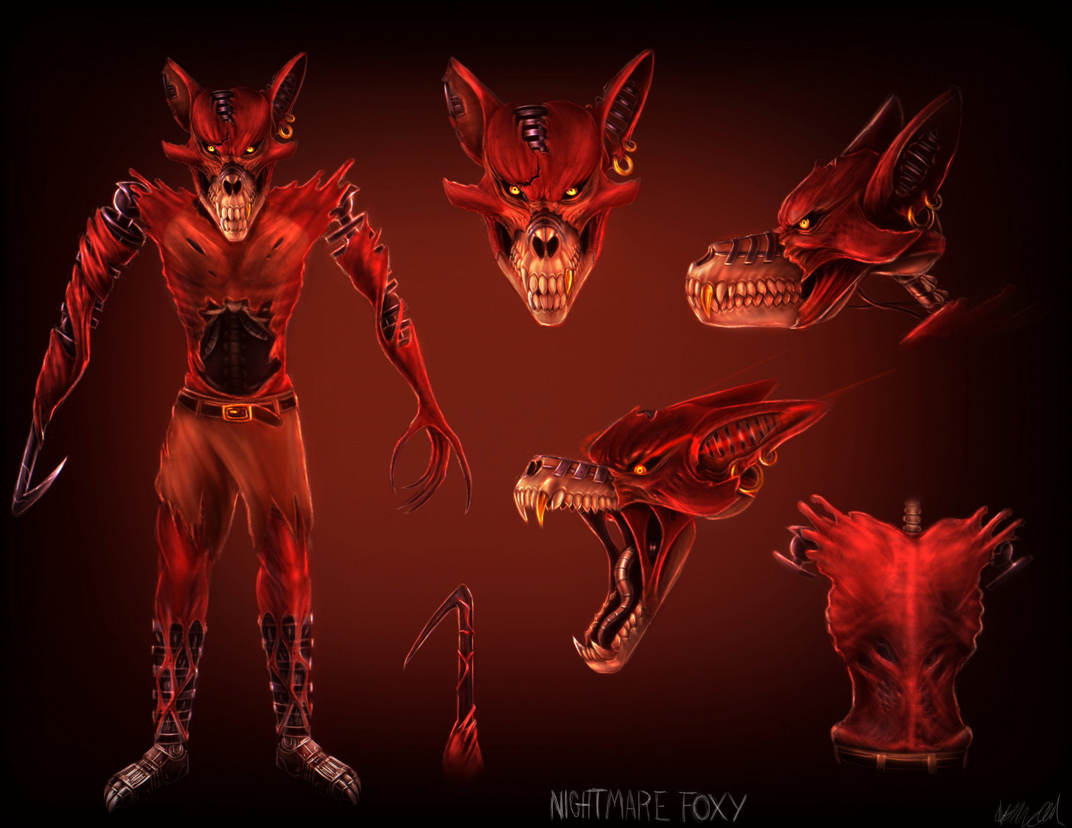 Nightmare Foxy Jumpscare by SCH01 -- Fur Affinity [dot] net