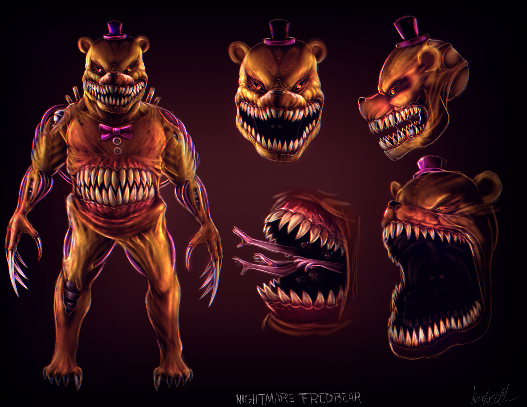 Nightmare Fredbear-FNAF4/Fanart