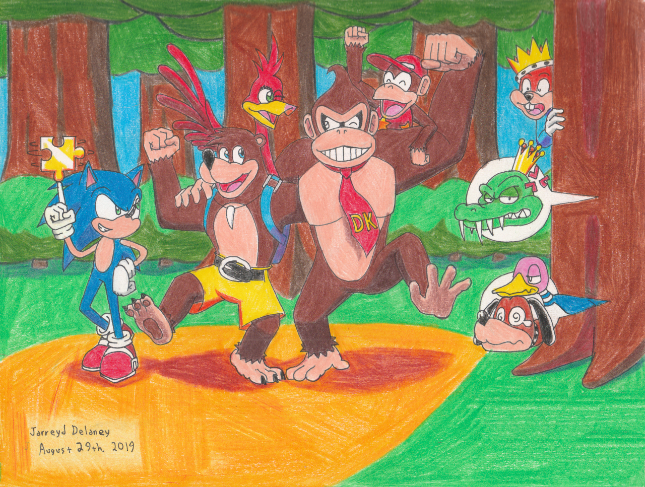 donkey kong and banjo kazooie