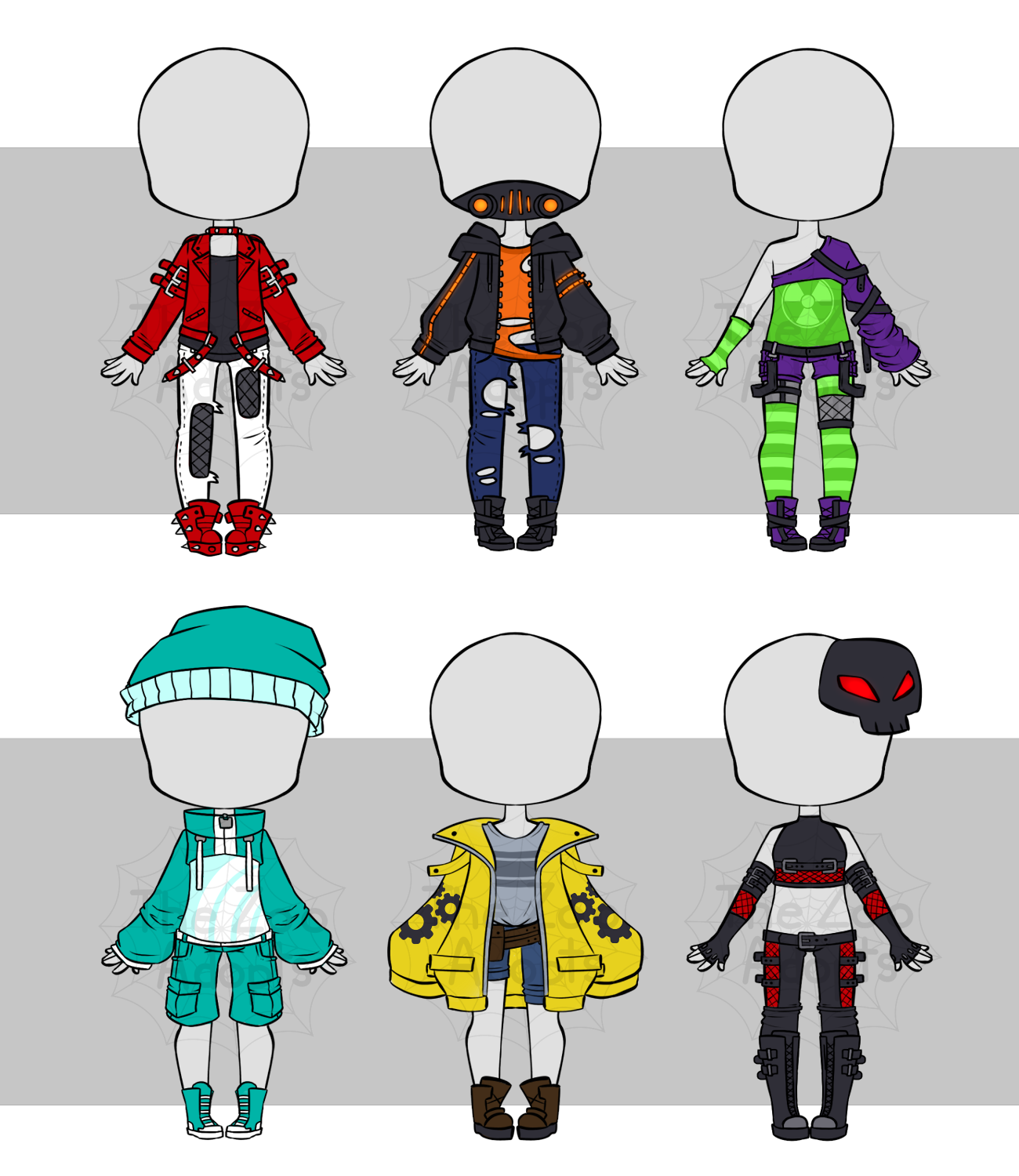 Gacha life Oc/Outfit Ideas, (Boys Edition), Give Credits if You use