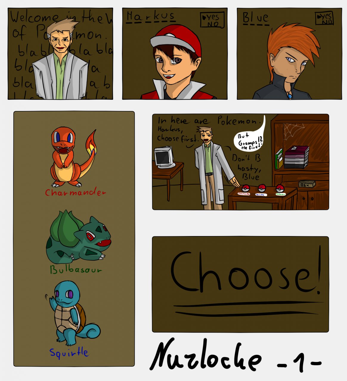 red, charmander, brock, and onix (pokemon and 1 more) drawn by  ruun_(abcdeffff)