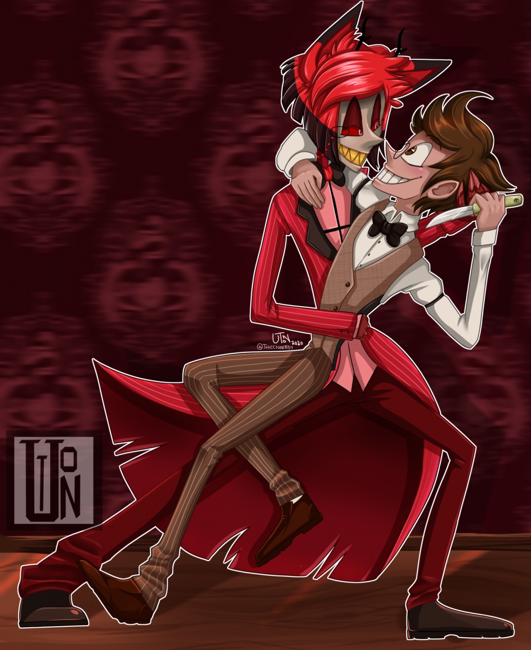 Dancing with your own Devil. by ThiccNNerdy -- Fur Affinity [dot] net