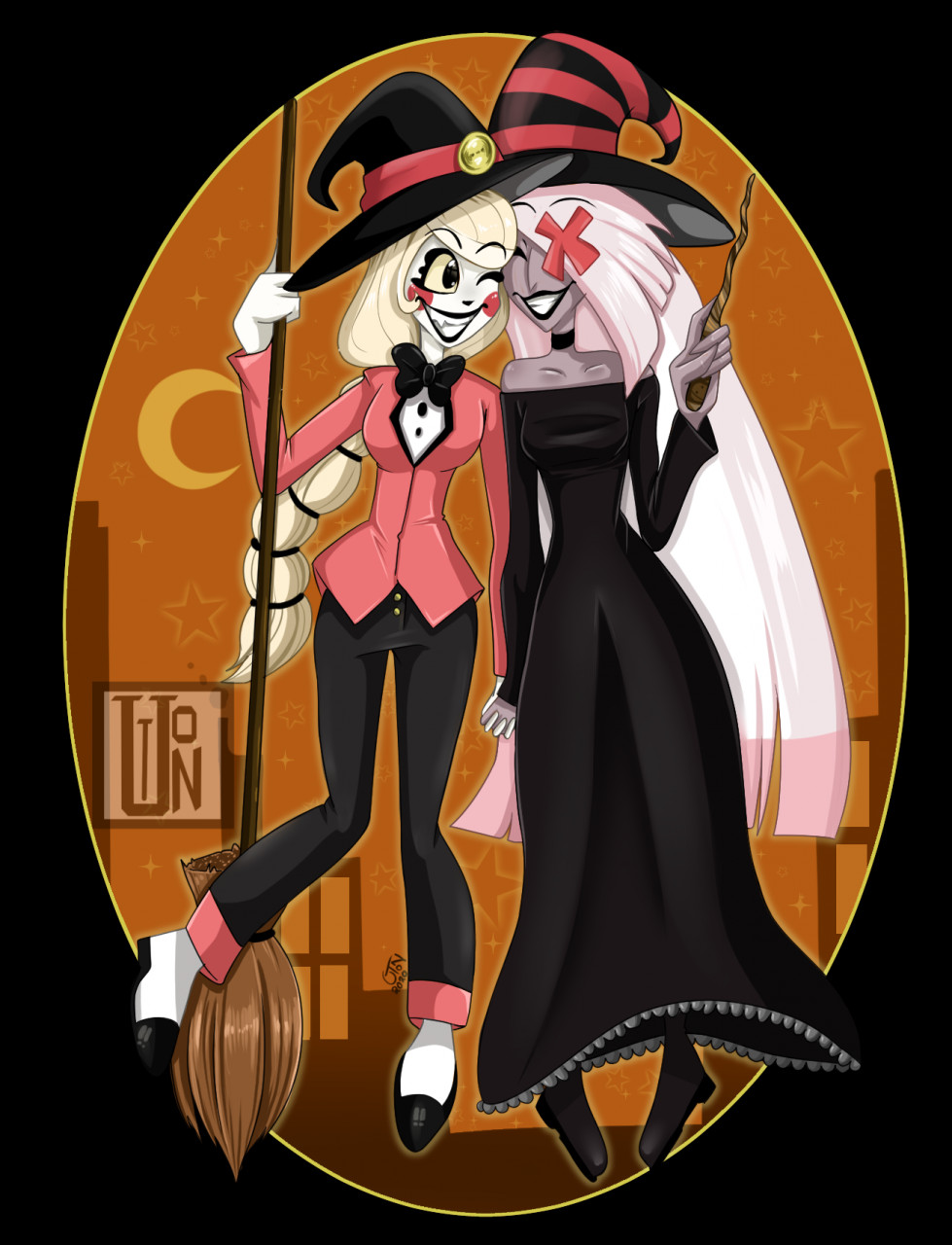 Gay Witches! Chaggie! by ThiccNNerdy -- Fur Affinity [dot] net