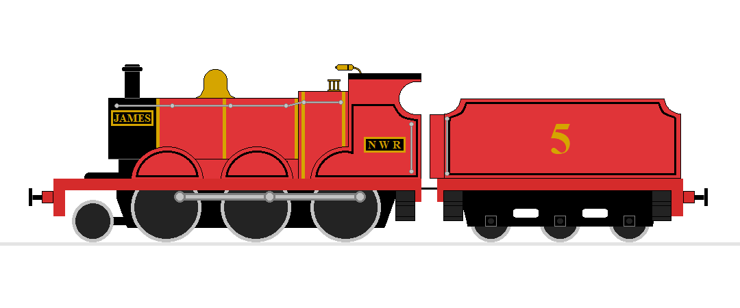 James the Red Engine model