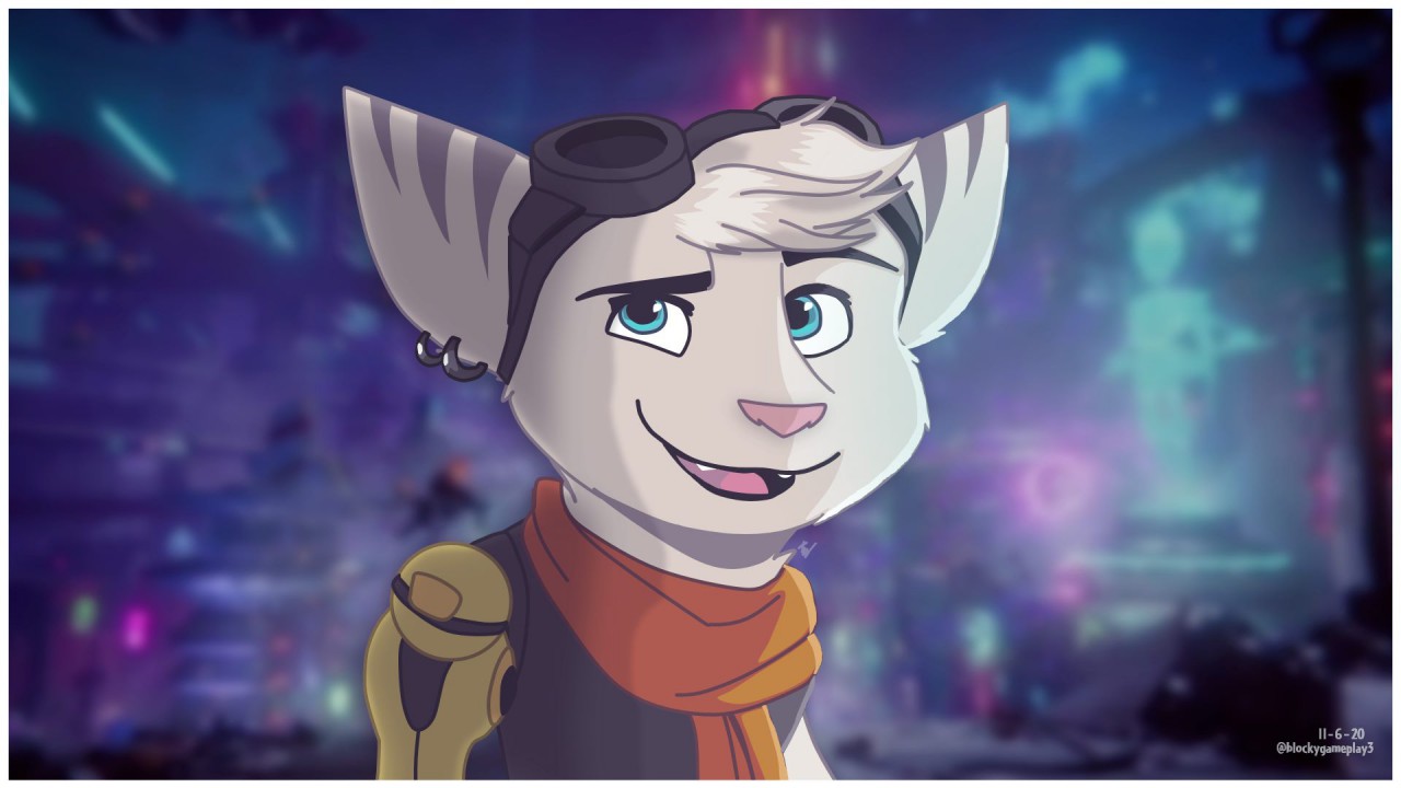 Ratchet And Clank | Fan art by ThomasLeon -- Fur Affinity [dot] net