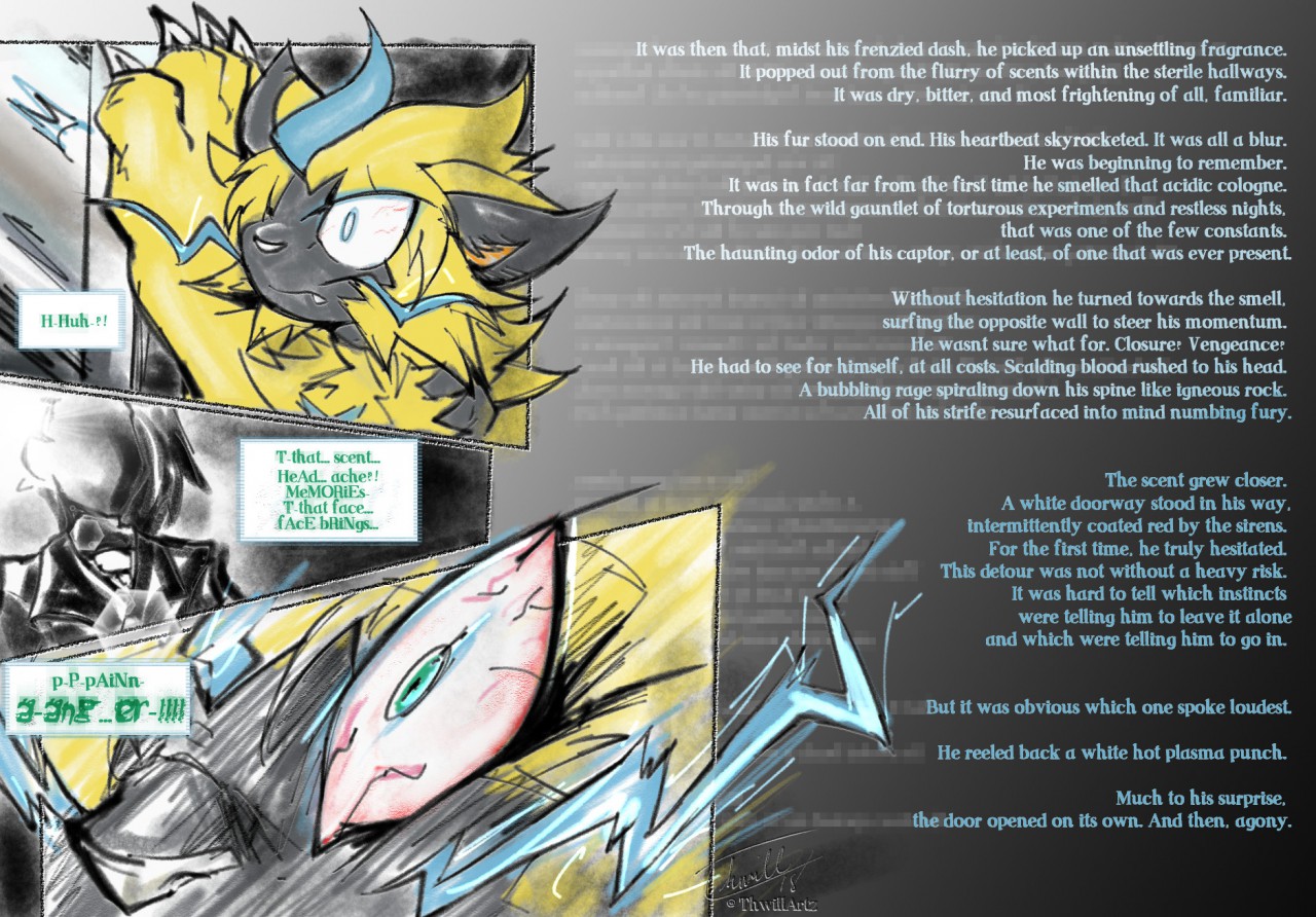 A Zeraora's Post-TF: Shock (Page 2) by ThwillArts -- Fur Affinity