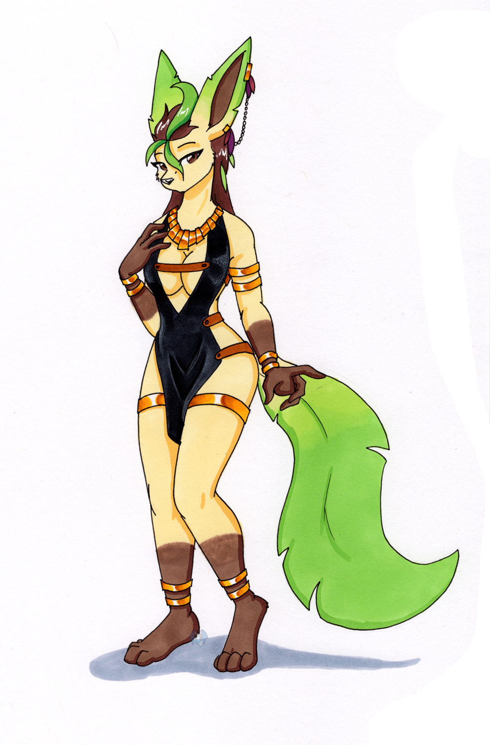 Leafeon 1 by tierafoxglove -- Fur Affinity [dot] net