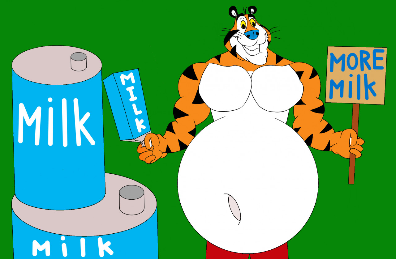 Fat Tony and Milk by Tiger725 -- Fur Affinity [dot] net