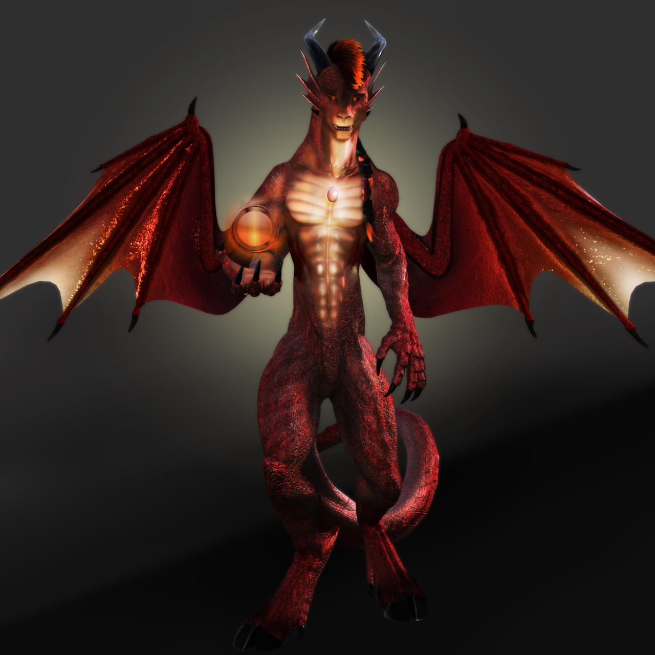 T'Charr the Demon Dragon by tigerboyjayce -- Fur Affinity [dot] net