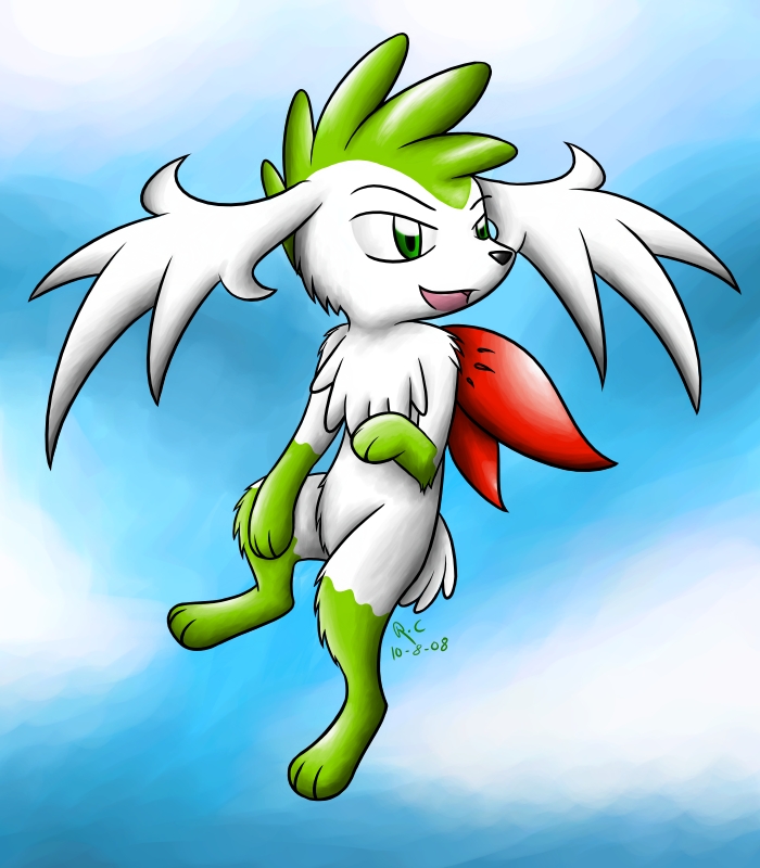 Shaymin Sky form but its based on a cat
