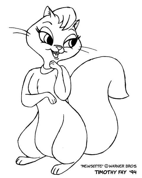 MEWSETTE - INKS by Tim_Kangaroo -- Fur Affinity [dot] net